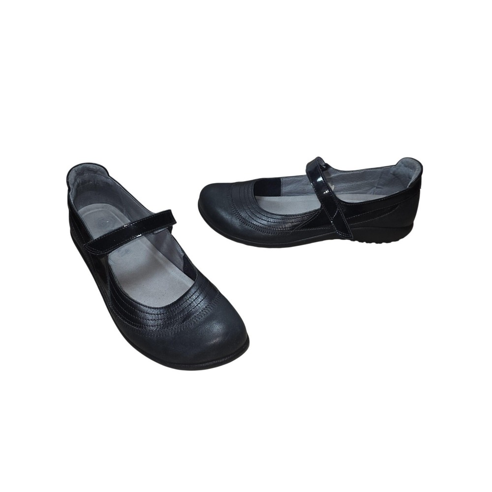 Naot Shoes Womens Size 11 Black Mary Jane Leather Strap Comfort Walking L11